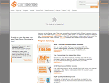 Tablet Screenshot of camsense.com